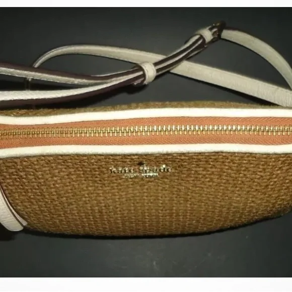 NWOT KATE SPADE New York Jackson Straw Triple Gusset Crossbody - Picture 8 of 16